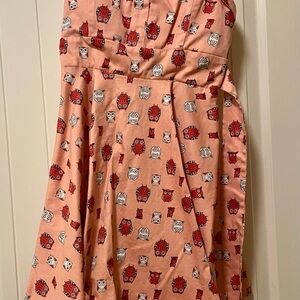 Ixia Owl Print Pink Dress